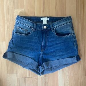 H&M Dark Blue Jean Shorts